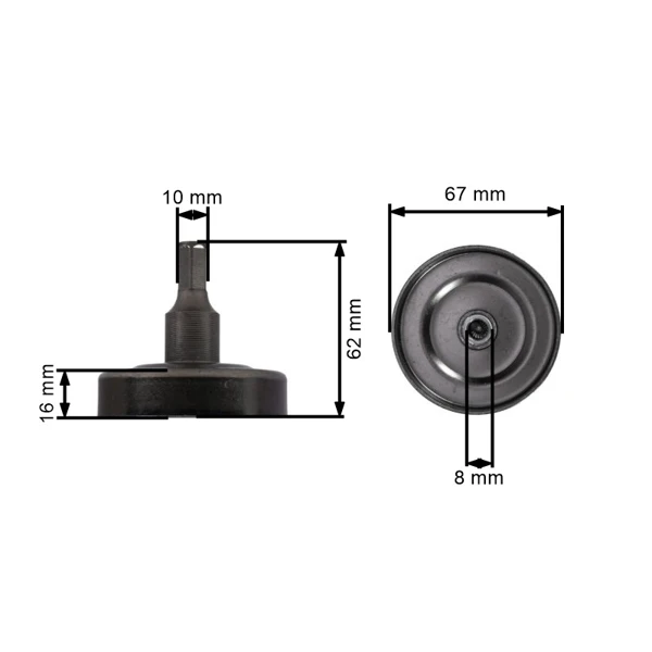 Kupplungstrommel für Stihl FS38 FS55 Freischneider (OEM 41401602900)