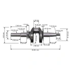 Kurbelwelle für Honda GX200 Zongshen 168F Motoren (OEM 13310ZL0600 13310ZL0600 13310ZL0890E 13310ZL0601)