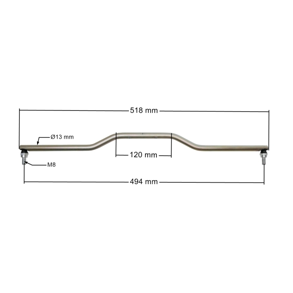Lenkstange für Gartentraktoren Husqvarna Jonsered McCulloch Flymo Partner Weedeater Craftsman Originalteil (OEM 532170162)