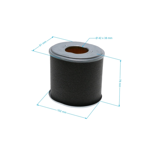 Luftfilter 101 mm x 96 mm x 91 mm für Zongshen 188F Motoren (OEM 100004782)