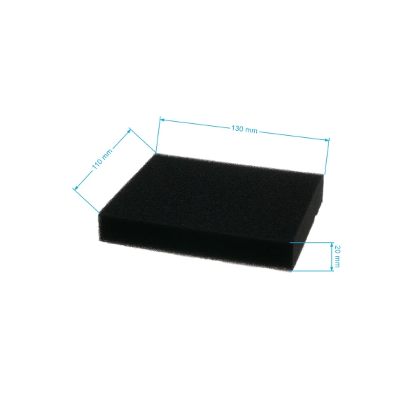 Luftfilter 130 mm x 108 mm x 25 mm für Stiga GGP SV150 RV150 V35 SV40 RV45 Motoren (OEM 1111-9152-01)