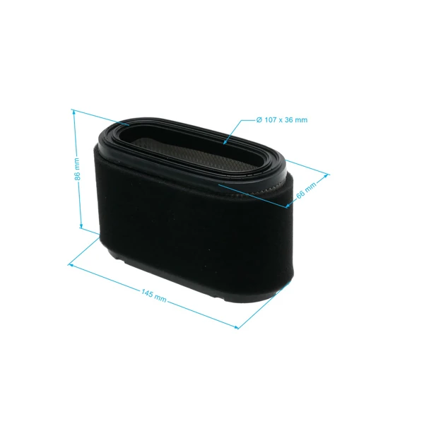 Luftfilter 135 mm x 86 mm x 61 mm für Alpina Mountfield GGP Stiga Motoren (OEM 118551406/0)