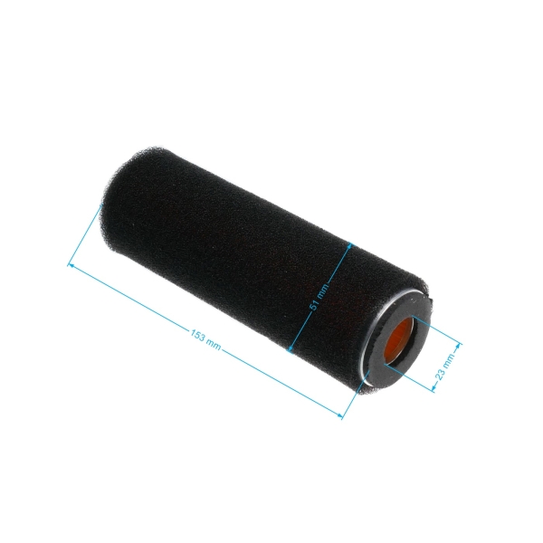 Luftfilter 150 mm x 50 mm für Loncin Zongshen G160F G200F Motoren (OEM R-100106-1)