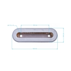 Luftfilter 151,5 mm x 46,4 mm x 55,8 mm für chinesische Rasenmäher und Hobbymäher Modelle NAC DY164PMB