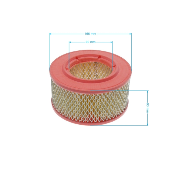 Luftfilter 166 mm x 92 mm x 88 mm für Hatz-Motoren (OEM 1493000)