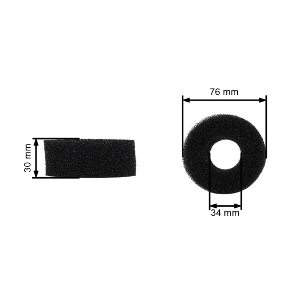 Luftfilter 70 mm x 30 mm für Motoren Loncin G160F G200F LC168F (OEM 180100041-0001 180100041-T040)