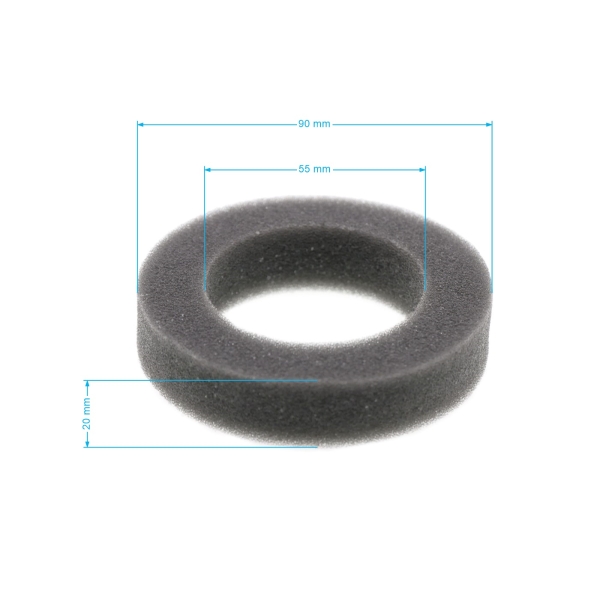 Luftfilter 90 mm x 55 mm x 20 mm für Zongshen NP150 XP140 Motoren (OEM 100004763 951-14627)