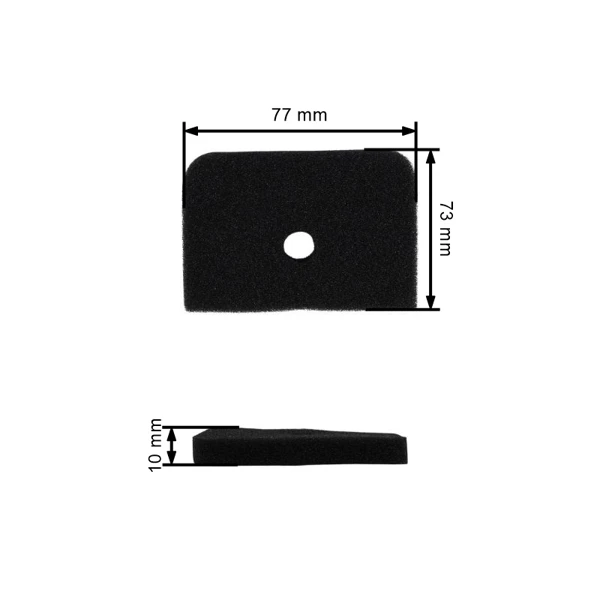 Luftfilter für Freischneider Husqvarna 525 L 524 L 322 L 525 RX 525 RS 525 RJX 525 RJD 525 LST 525 LS 525 LK 525 L Schaumstoff (OEM 577851501)