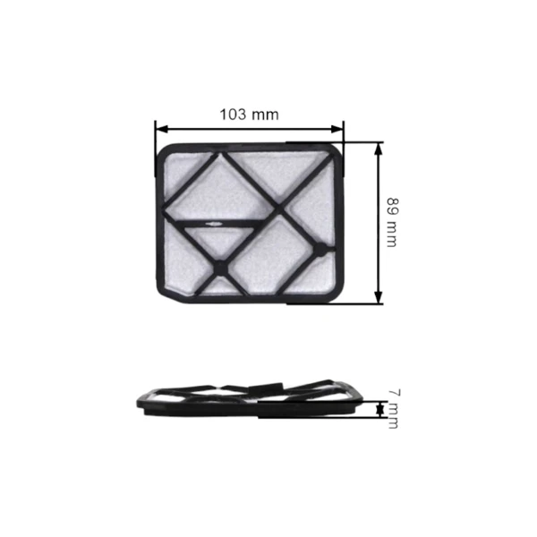 Luftfilter für Freischneider OLEO-MAC Oleomac Sparta 37 42 44 370 Efco (OEM 61200025AR)