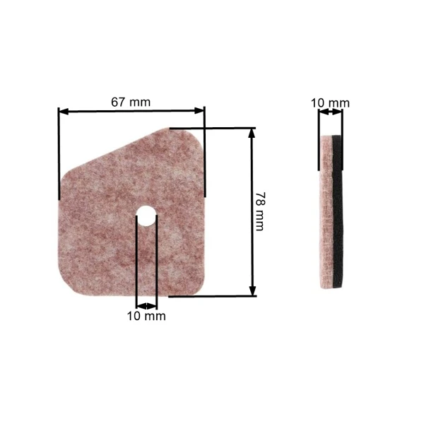 Luftfilter für Freischneider Stihl FS83 FS83T FS90 FS90R FS100 FS100R FS100RX FS110 FS110R FS110X FS110RX KM90 KM100 KM100R KM110R (OEM 41801201800)