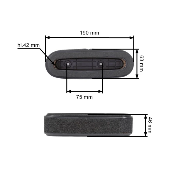 Luftfilter für Honda GV150 Motoren GV200 GVX120 GVX1210 HRA214 (OEM 17210ZE6505 17210ZE6003)