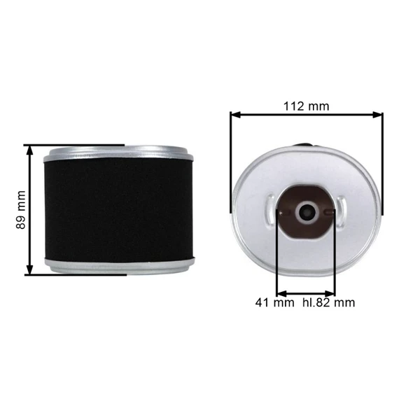 Luftfilter für Honda GX340 GX390 Motorleistung 11,0 PS - 13,0 PS (OEM 17210ZE3505 17210ZE3010 17210-ZE3-010 17210-ZE3-505)