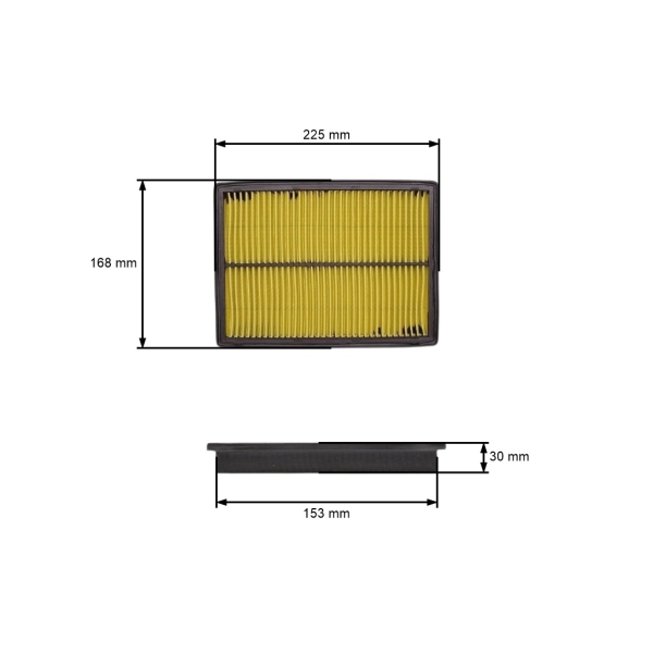 Luftfilter für Honda GXV610 GXV620 Motoren (OEM 17210ZJ1841)