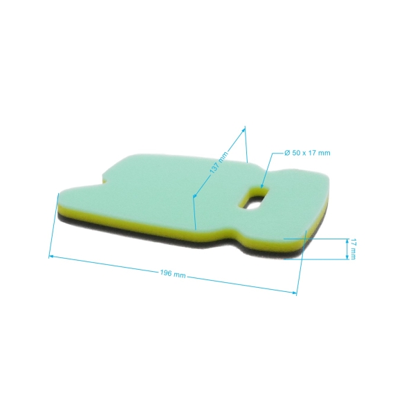 Luftfilter für Husqvarna Partner K750 Stichsägen (OEM 506367101)