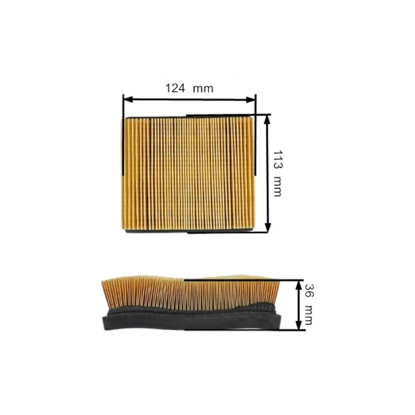 Luftfilter für Husqvarna Partner K750 Trennschneider (OEM 544181602)