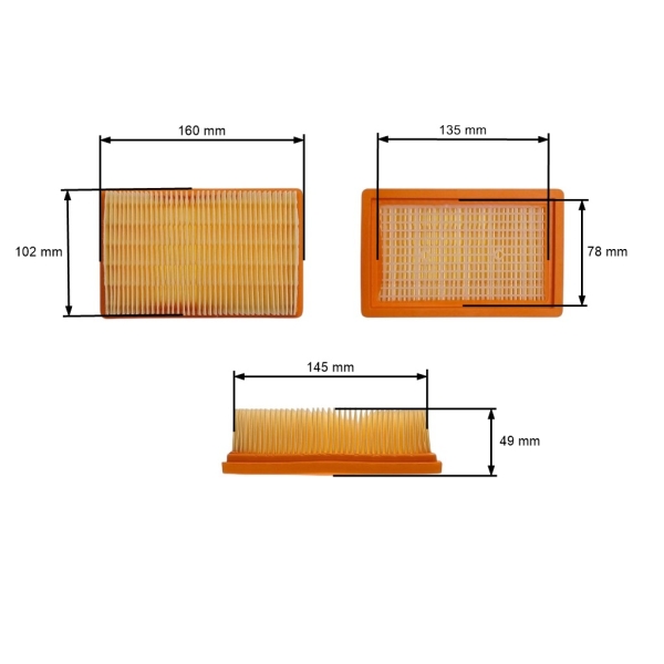 Luftfilter für Kärcher Motoren (OEM 2.863-005.0)