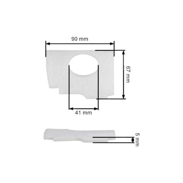 Luftfilter für Kettensägen Stihl MS180 2-MIX MS170 2-MIX (OEM 11301411700)