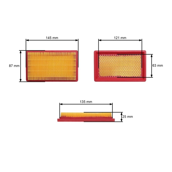 Luftfilter für MTD-Motoren Honda Bolens Viking Kohler Wolf (OEM 00021404400 951-10298 14 083 04-S 17211-ZG9-M00)