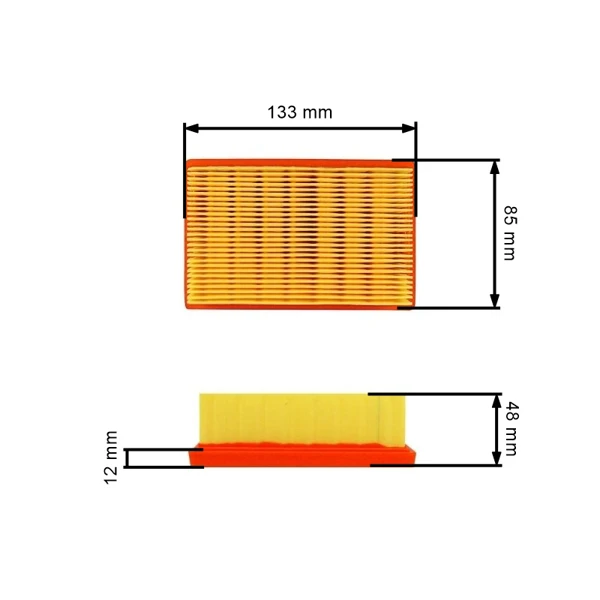 Luftfilter für Stichsäge Stihl TS 400 SR430 SR450 BR350 BR430 BR450 (42231410300)