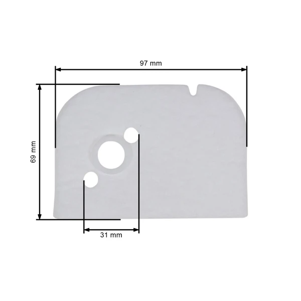 Luftfilter für Stihl Kettensägen 009 010 011 012 (OEM 11201201600)