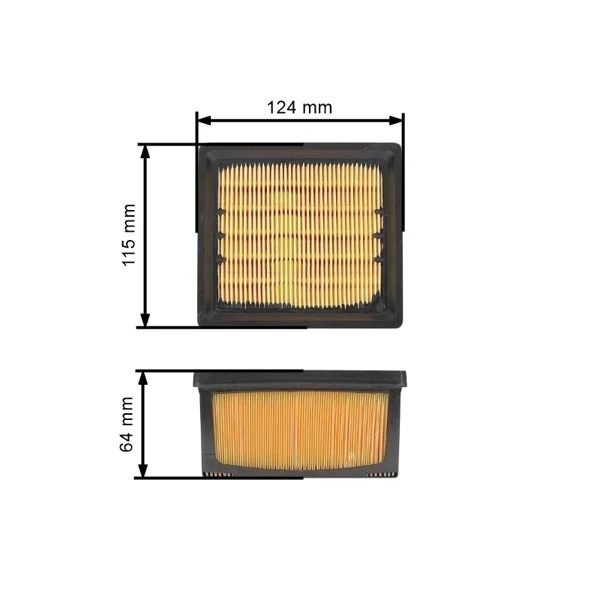 Luftfilter für Trennschneider Partner Husqvarna K770 K 770 Dry Cut K 770 Smartguard K 770 VAC K760 K760 RESCUE (OEM 525470601 525470602)