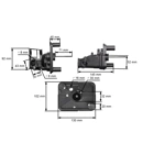 Luftfilterdeckel für Wasserpumpen mit Honda Motoren GX120 GX140 GX160 GX200 Leistung 5,5 PS - 6,5 PS