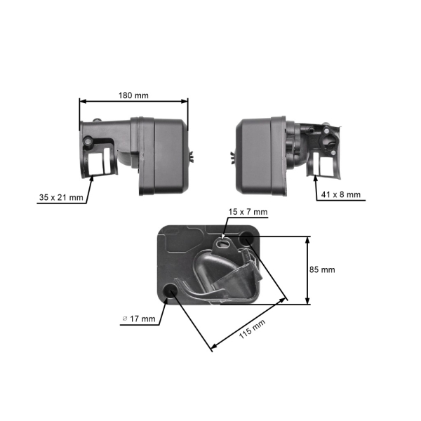 Luftfilterdeckel für Wasserpumpen mit Honda Motoren GX120 GX140 GX160 GX200 Leistung 5,5 PS - 6,5 PS
