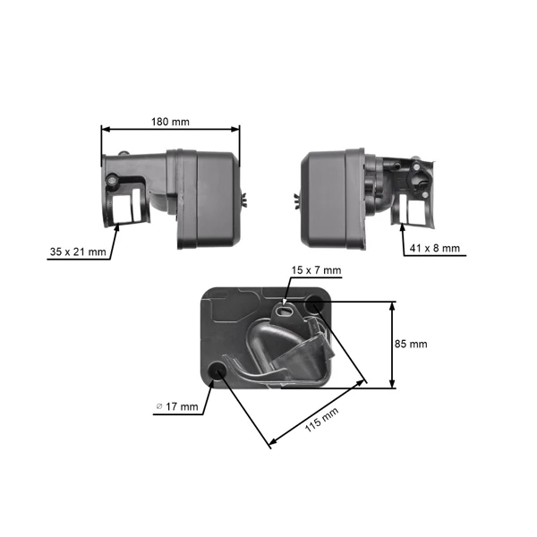 Luftfilterdeckel für Wasserpumpen mit Honda Motoren GX120 GX140 GX160 GX200 Leistung 5,5 PS - 6,5 PS