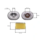 Luftfilterdeckel für Wasserpumpen mit Honda Motoren GX120 GX140 GX160 GX200 Leistung 5,5 PS - 6,5 PS