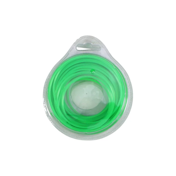 Mähfaden mit durchmesser 1,65 mm Paketlänge 15 m Vierkantprofil für Motorsensen und Trimmer