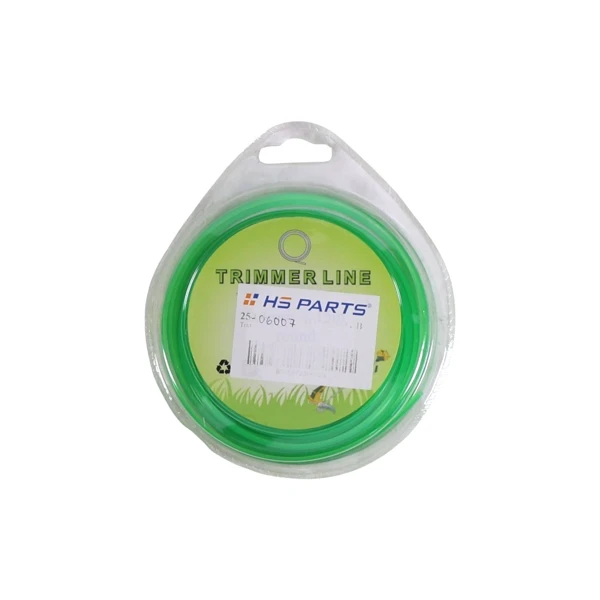 Mähfaden mit durchmesser 2,4 mm Paketlänge 15 m Rundprofil für Motorsensen und Trimmer