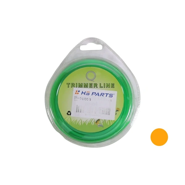 Mähfaden mit durchmesser 2,4 mm Paketlänge 15 m Rundprofil für Motorsensen und Trimmer