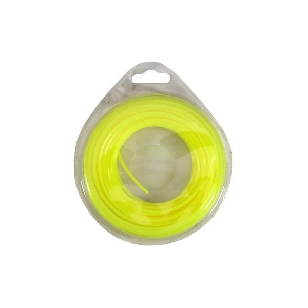 Mähfaden mit durchmesser 2,4 mm Paketlänge 15 m Sternprofil für Motorsensen und Trimmer