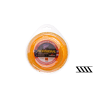 Mähfaden mit durchmesser 2,65 mm Paketlänge 15 m Twist-Profil für Motorsensen und Trimmer