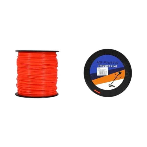 Mähfaden mit durchmesser 3,0 mm Paketlänge 276 m Rundprofil für Motorsensen und Trimmer