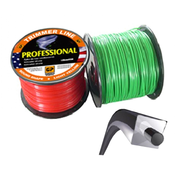 Mähfaden mit durchmesser 3,0 mm Paketlänge 56 m Dual-Power-Line-Profil für Motorsensen und Trimmer