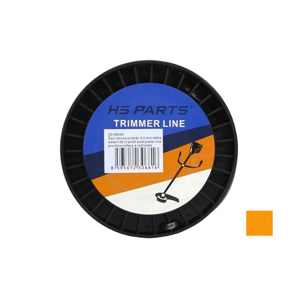 Mähfaden mit durchmesser 3,0 mm Paketlänge 56 m Dual-Power-Line-Profil für Motorsensen und Trimmer
