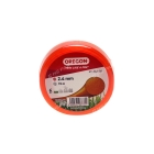 Mähfaden Oregon 2,4 mm x 15 m orange