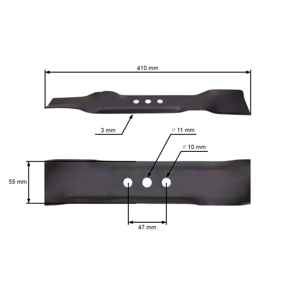 Mähmesser 41 cm (16") für Murray Rasenmäher (OEM 700024 700162 881076BZYP)