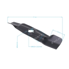 Mähmesser 41 cm (16") für Wolf Mäher (OEM 171041)