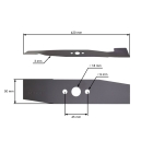 Mähmesser 42 cm (16") für Stiga Alpina Castel Garden Elektromäher (OEM 81004155/0)
