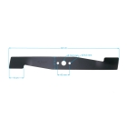 Mähmesser 42 cm (16") für Stiga Alpina Castel Garden Elektromäher (OEM 81004155/0)