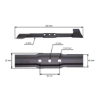 Mähmesser 42 cm (17") für Elektromäher MTD Lider LM-C4205 (OEM J2420000107R)