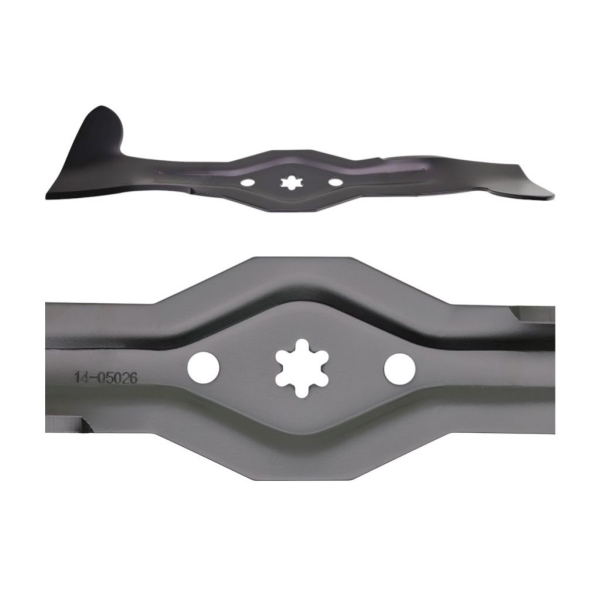 Mähmesser 46,4 cm (18") Recht mit der Sammlung für Husqvarna Jonsered Partner McCulloch Poulan Weedeater Gartentraktoren (OEM 532186386)