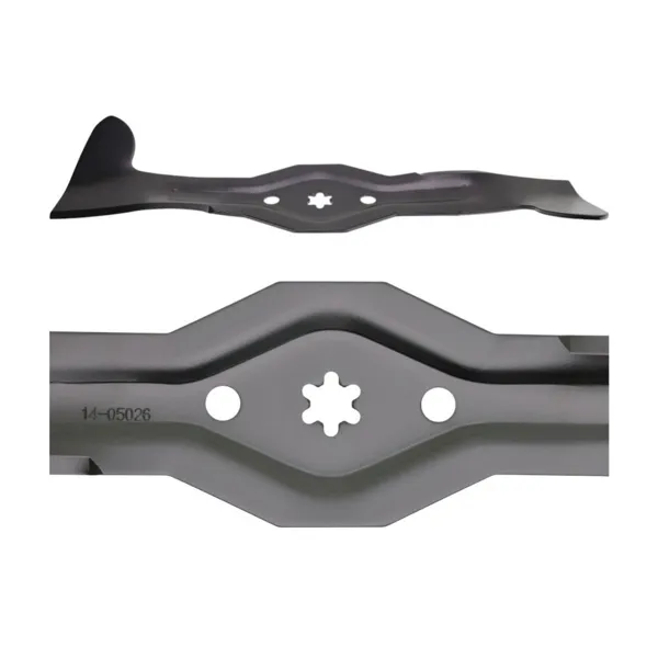 Mähmesser 46,4 cm (18") Recht mit der Sammlung für Husqvarna Jonsered Partner McCulloch Poulan Weedeater Gartentraktoren (OEM 532186386)