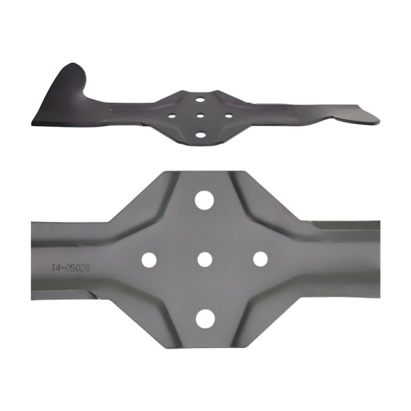 Mähmesser 46,4 cm (18") Rechts für Husqvarna Jonsered Partner McCulloch Poulan Weedeater Gartentraktoren (OEM 532186388)