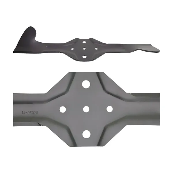 Mähmesser 46,4 cm (18") Rechts für Husqvarna Jonsered Partner McCulloch Poulan Weedeater Gartentraktoren (OEM 532186388)
