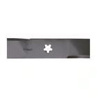 Mähmesser 46 cm (18") links mit Sammlung für Gartentraktoren Husqvarna Partner McCulloch Poulan Jonsered (OEM 532186385 532165560 532426323 532170037)