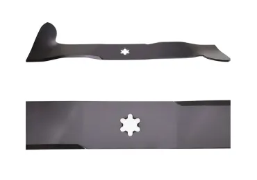 Mähmesser 46 cm (18") Recht mit der Sammlung für Gartentraktoren Husqvarna Partner McCulloch Poulan Jonsered (OEM 532165561 532426322 532170038)