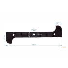 Mähmesser 54 cm (21") links für Husqvarna Jonsered Partner McCulloch Poulan Gartentraktoren (OEM 581517901)